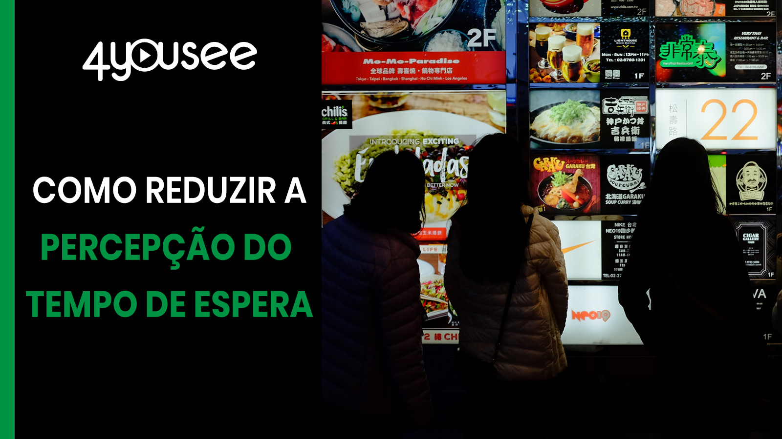 como reduzir a percepcao do tempo de espera