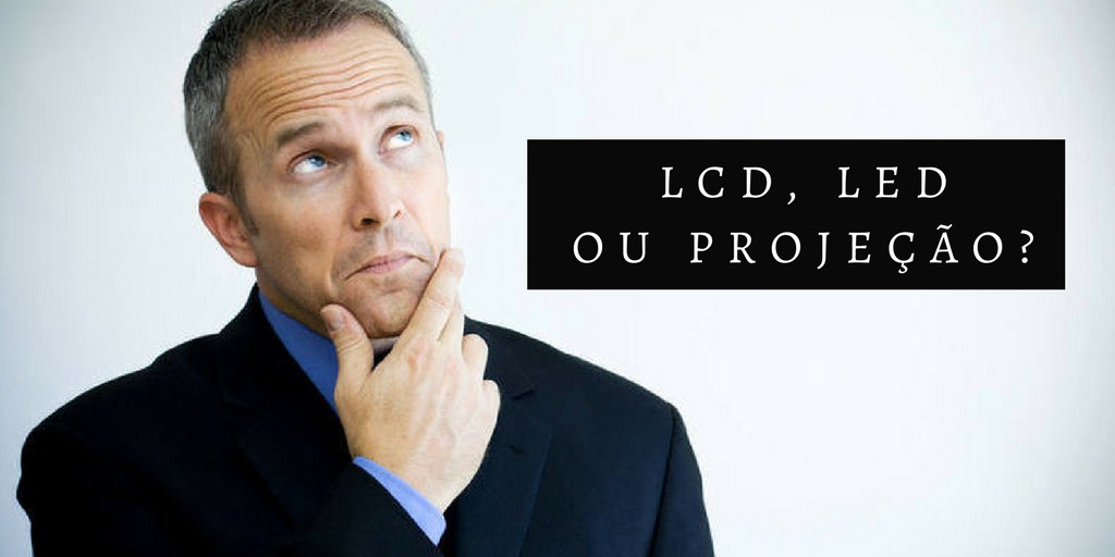 LCD LED ou projeção  mini